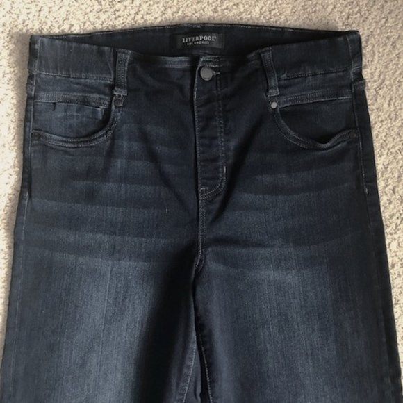 New w/o Tags Liverpool Gia Glider Slim High Performance Eco Pull-on Jeans - Picture 2 of 5